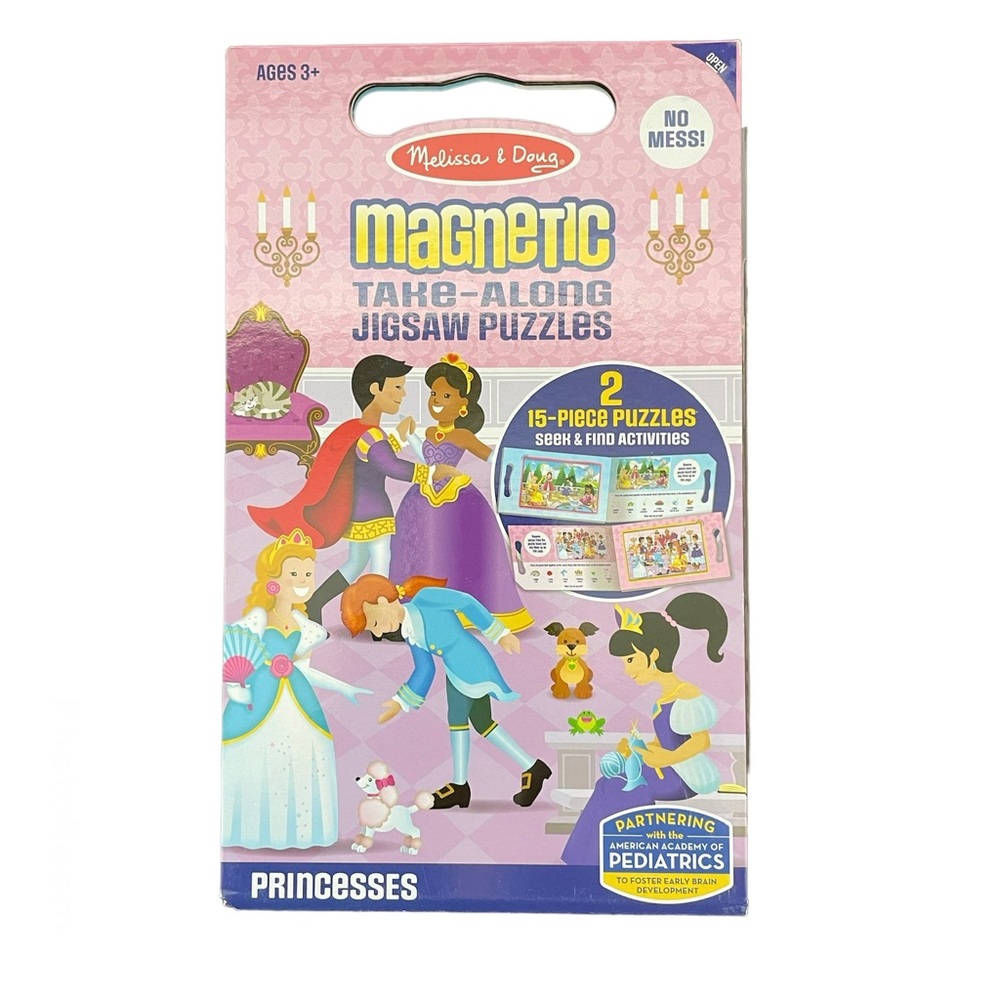Melissa & Doug Travel Magnetic Princesses Puzzle - NWT